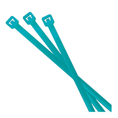 Kabelbinder, neon blue, 25er Set
