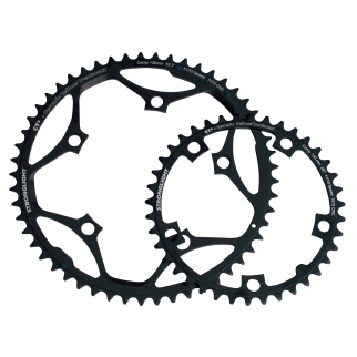 Kettenblatt,TYPE S, 130, CT2, 50, black, 11/10 Speeds, CSA+, Double out, 5 arms