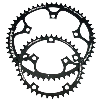 Kettenblatt,TYPE S, 110,CT2, 50, black, 11/10 Speeds,CSA+,Double out, 5 arms