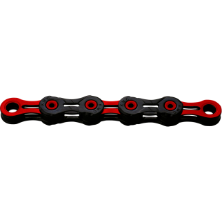 Kette, X10 DLC, black/red, 116 Glieder