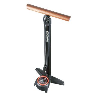 Standpumpe, PROFIL MAX FP60, blackmatt, WOOD-Grip, Presta/Schrader, Druck 12 bar