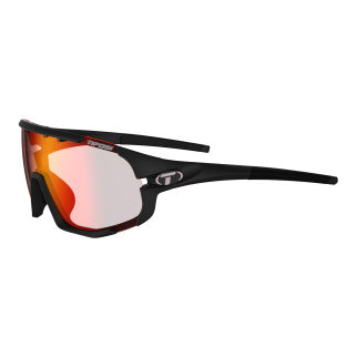 Sonnenbrille, SLEDGE, Matte Black, M-XL, Clarion Red Fototec