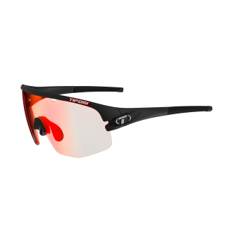 Sonnenbrille, SLEDGE Lite, Matte Black, M-XL, Clarion Red Fototec