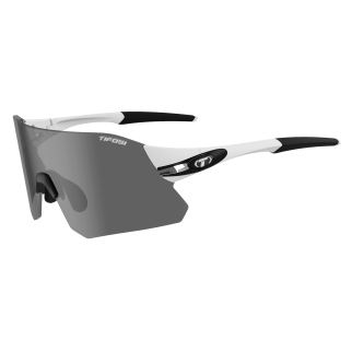 Sonnenbrille, RAIL, White/Black, M-XL, Smoke/AC Red/Clear