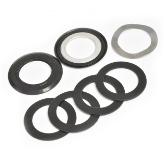 Zubehör, 22/24 mm Dichtungsringe und Spacer Kit, schwarz