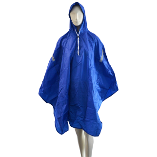 Bekleidung, Poncho, Velo-Regenschutz, Unisex, blau, ohne Brusttasche