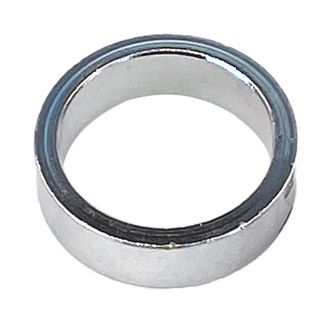 Spacer, 1" 25.4 Dicke:10 mm Aluminium silver