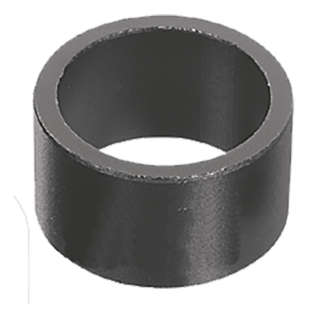 Spacer, 1" 25.4 Dicke:20 mm Aluminium black