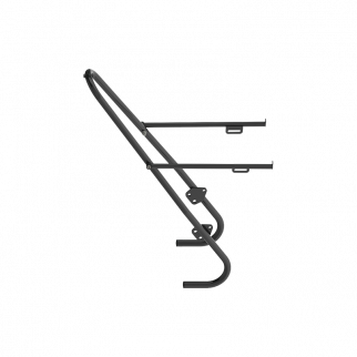 Lowrider, Tara 26"-28", CrMo-Stahl mit Verstärkungsbügel,schwarz
