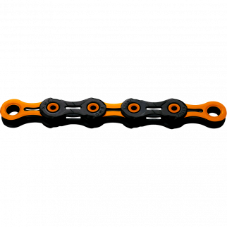 Kette, X11 DLC, black/orange, 118 Glieder