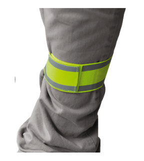 Arm-/Beinband, REFLECTIVE STRETCH BAND, gelb, 3M Reflektierend, Länge: 36 cm