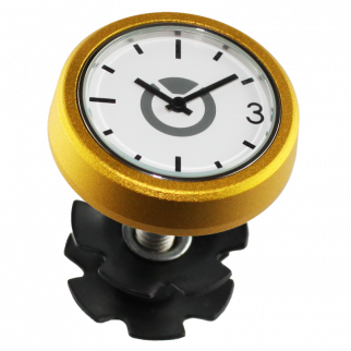 Uhr, Speedlifter A-Head Clock Alu gold