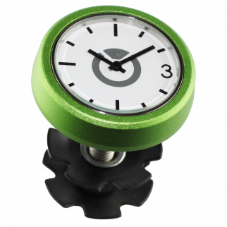 Uhr, Speedlifter A-Head Clock Alu green