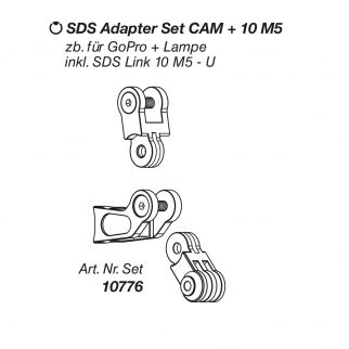 Vorbau Zubehör, SDS Link Adapter Set CAM + 10 M5