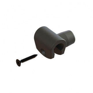 Ersatzteil, Kunststoff-Clip mit Schraube zu Clamp-it,  Rohr Ø 10 mm 