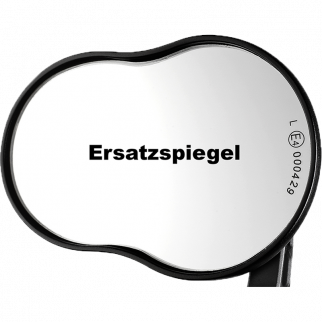 Ersatzspiegel-Glas, zu Rückspiegel M-99 und M-99L ECE Prüfzeichen S-Pedelec