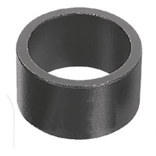 Spacer, 1" 25.4 Dicke:20 mm Aluminium black