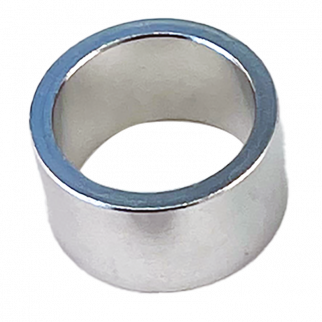 Spacer, 1 1/8" 28.6 Dicke:20 mm Aluminium silver
