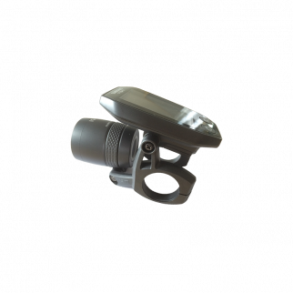 Scheinwerferhalter, Ø 25.4 - 31.8 mm, zu Shimano Steps Display, zweiarmig inkl. Befestigung, 470SH
