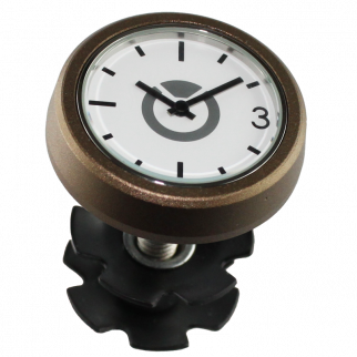 Uhr, Speedlifter A-Head Clock Alu brown