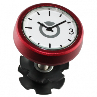 Uhr, Speedlifter A-Head Clock Alu red