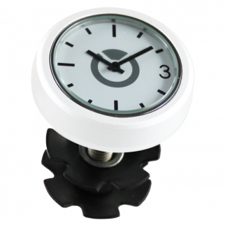 Uhr, Speedlifter A-Head Clock Alu white