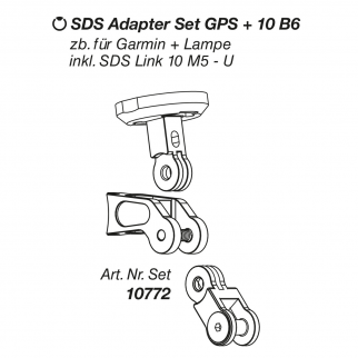Vorbau, SDS Link Adapter Set GPS + 10 B6