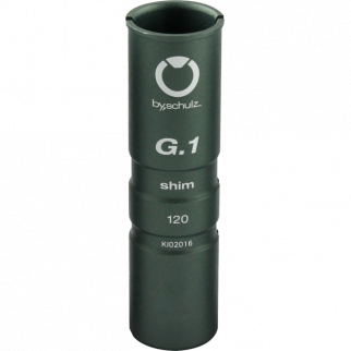 Passhülse, G.SHIM für Sattelstütze 27.2mm auf 30.0mm Länge:120mm Aluminium grau eloxiert